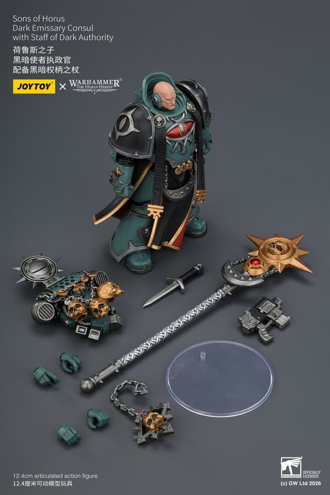 Warhammer The Horus Heresy Actionfigur Sons of Horus Dark Emissary Consul 12 cm