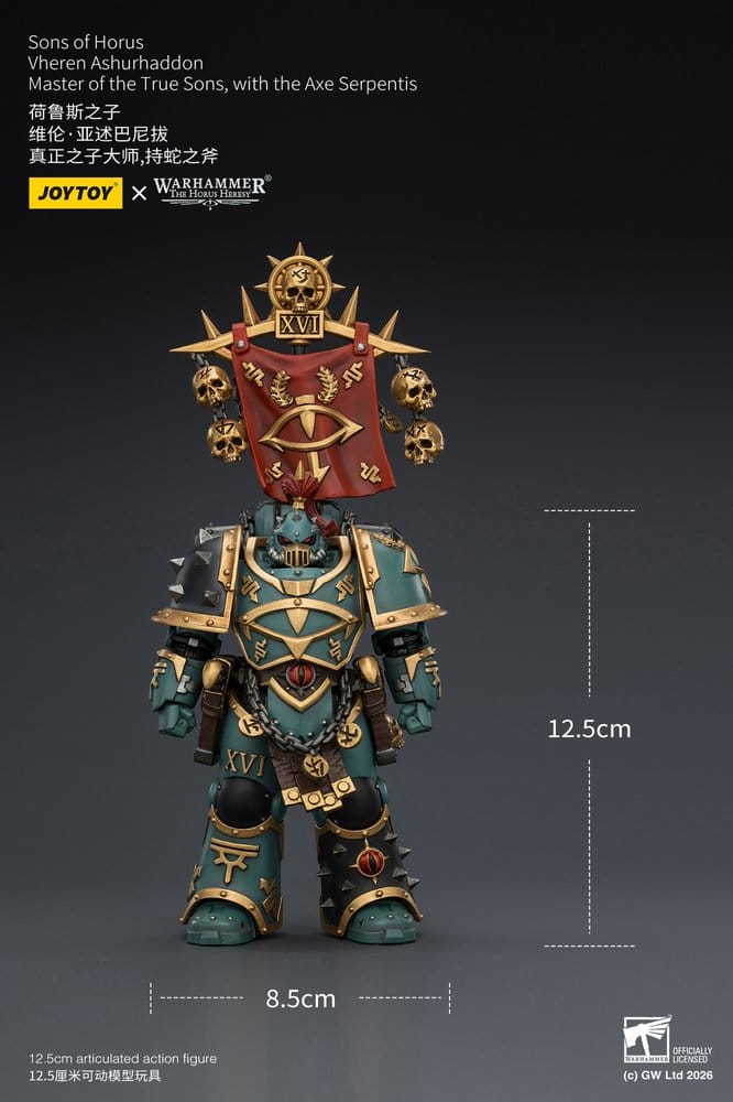 Warhammer The Horus Heresy Actionfigur Sons of Horus Vheren Ashurhaddon Master of the True Sons 13 cm