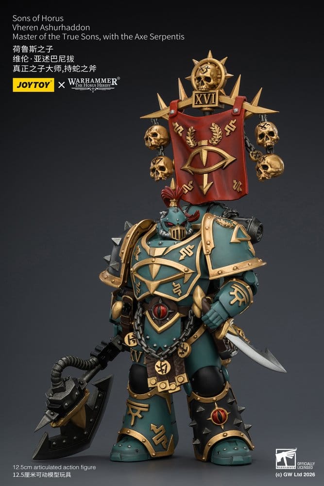 Warhammer The Horus Heresy Actionfigur Sons of Horus Vheren Ashurhaddon Master of the True Sons 13 cm
