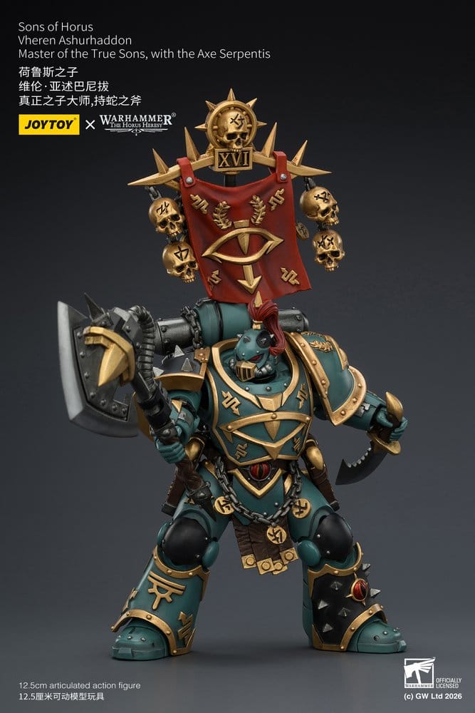 Warhammer The Horus Heresy Actionfigur Sons of Horus Vheren Ashurhaddon Master of the True Sons 13 cm