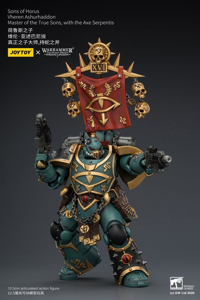 Warhammer The Horus Heresy Actionfigur Sons of Horus Vheren Ashurhaddon Master of the True Sons 13 cm
