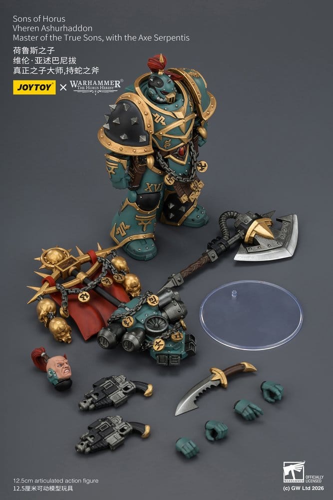 Warhammer The Horus Heresy Actionfigur Sons of Horus Vheren Ashurhaddon Master of the True Sons 13 cm