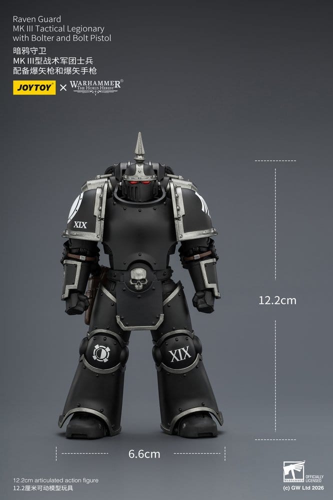 Warhammer 40,000 Actionfigur Raven Guard MK III Tactical Legionary 12 cm