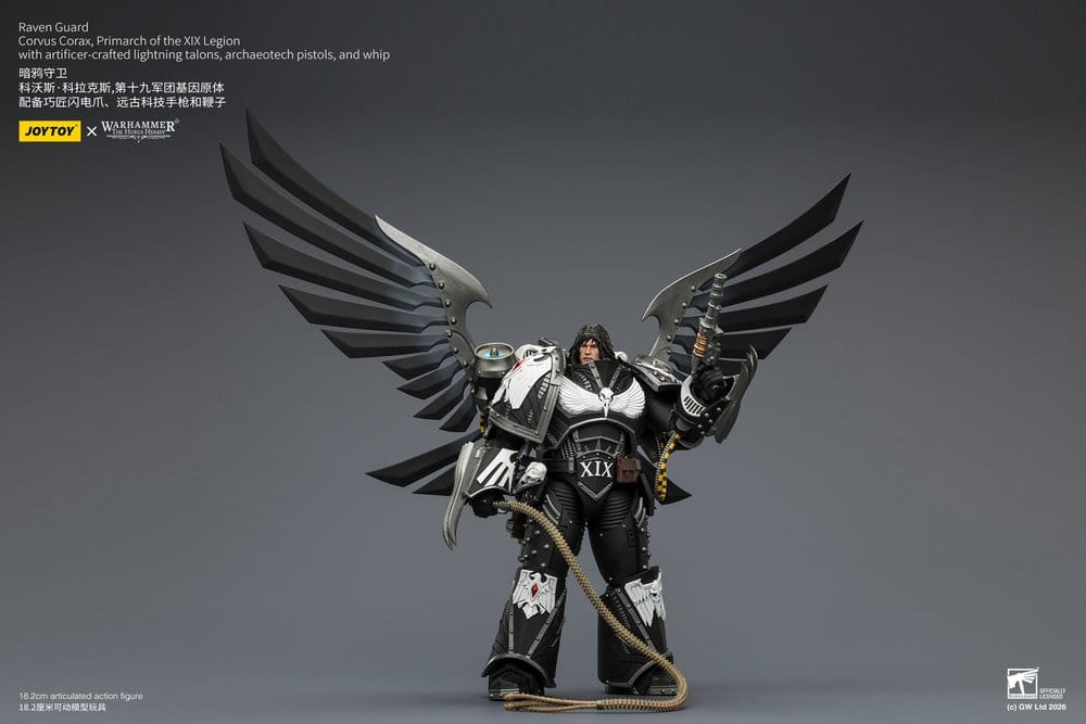 Warhammer 40,000 Actionfigur Raven Guard Corvus Corax, Primarch of the XIX Legion 18 cm