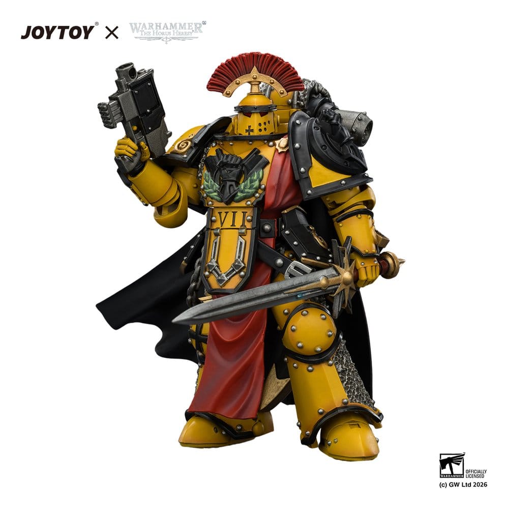 Warhammer Actionfigur Imperial Fists Legion Praetor in Mk III Armour 13 cm