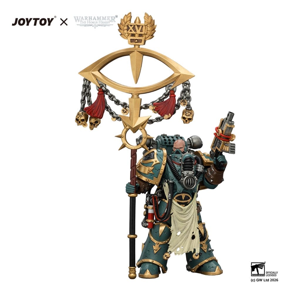 Warhammer Actionfigur Sons of Horus Maloghurst the Twisted, the Warmaster's Equerry 13 cm