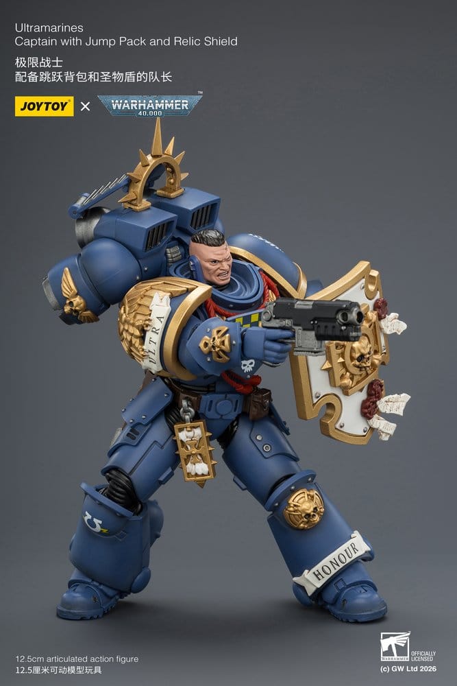 Warhammer Actionfigur Ultramarines Captain 13 cm
