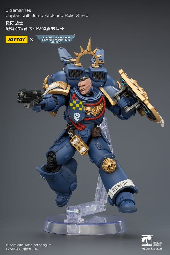 Warhammer Actionfigur Ultramarines Captain 13 cm
