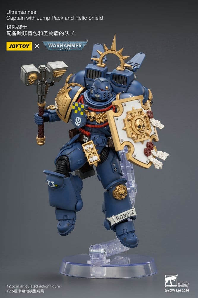 Warhammer Actionfigur Ultramarines Captain 13 cm