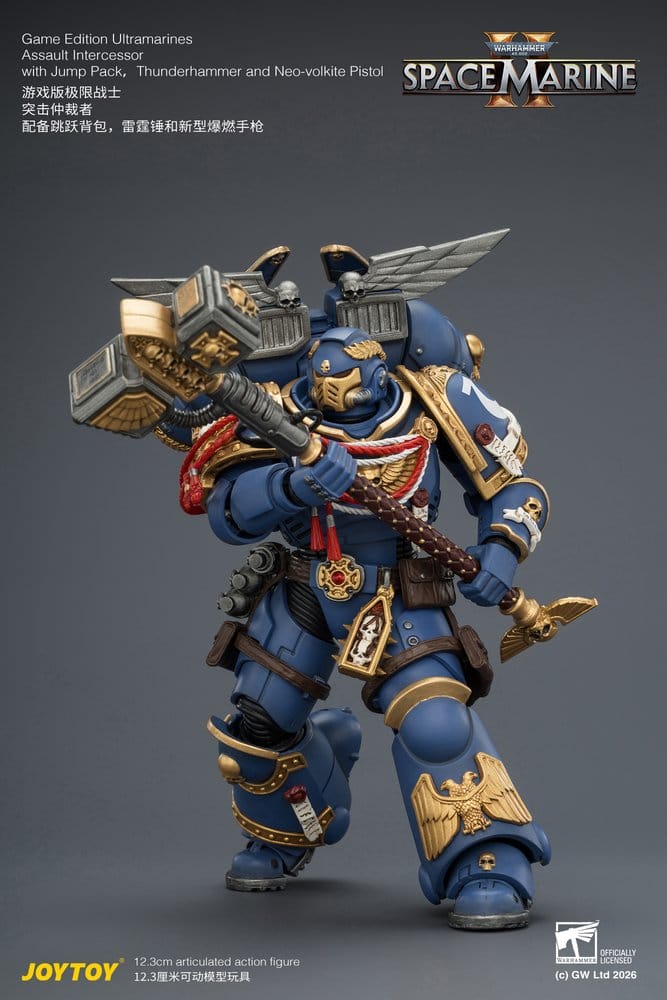 Warhammer Actionfigur Game Edition Ultramarines Assault Intercessor 12 cm