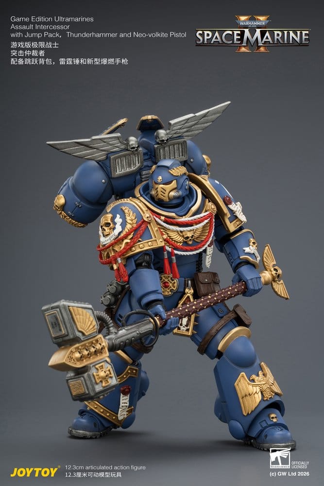 Warhammer Actionfigur Game Edition Ultramarines Assault Intercessor 12 cm