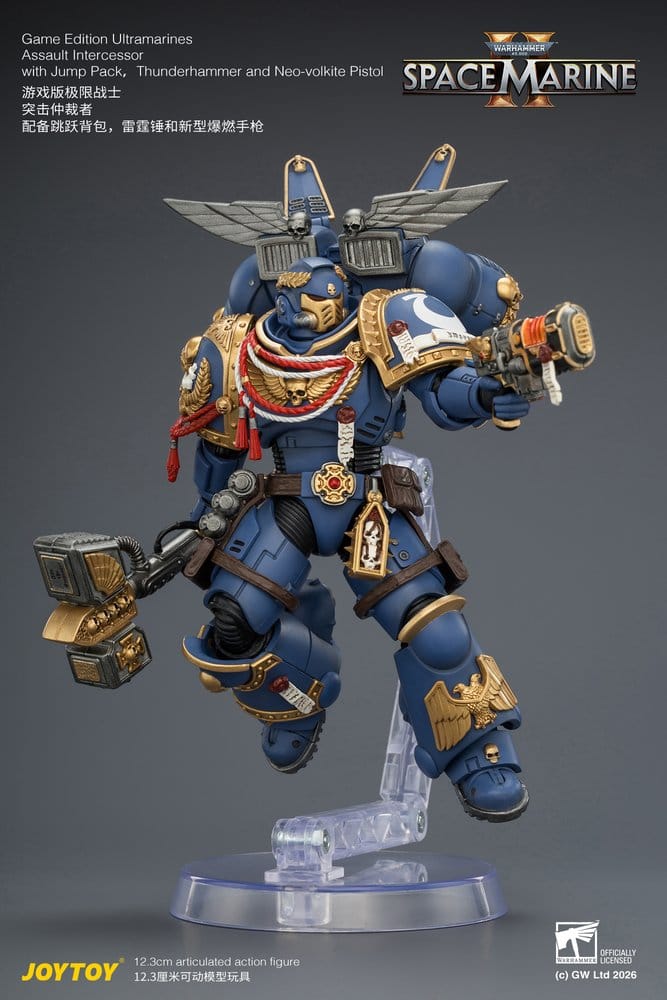 Warhammer Actionfigur Game Edition Ultramarines Assault Intercessor 12 cm