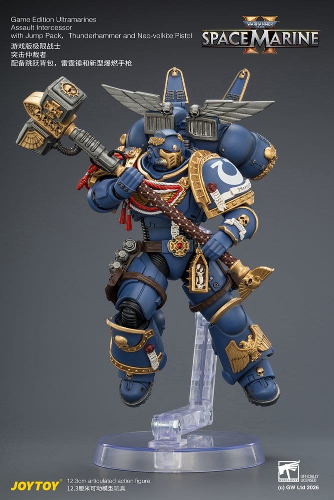 Warhammer Actionfigur Game Edition Ultramarines Assault Intercessor 12 cm