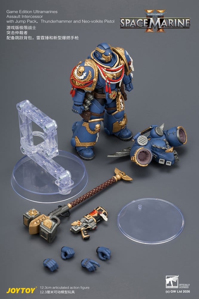 Warhammer Actionfigur Game Edition Ultramarines Assault Intercessor 12 cm