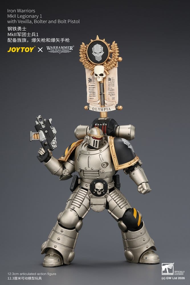 Warhammer The Horus Heresy Actionfigur Iron Warriors MkII Legionary 1 12 cm