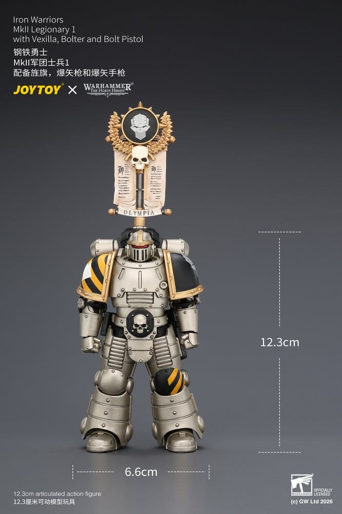 Warhammer The Horus Heresy Actionfigur Iron Warriors MkII Legionary 1 12 cm