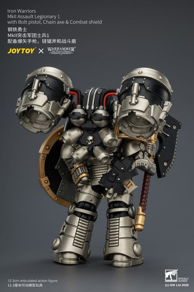 Warhammer The Horus Heresy Actionfigur Iron Warriors MkII Assault Legionary 1 12 cm