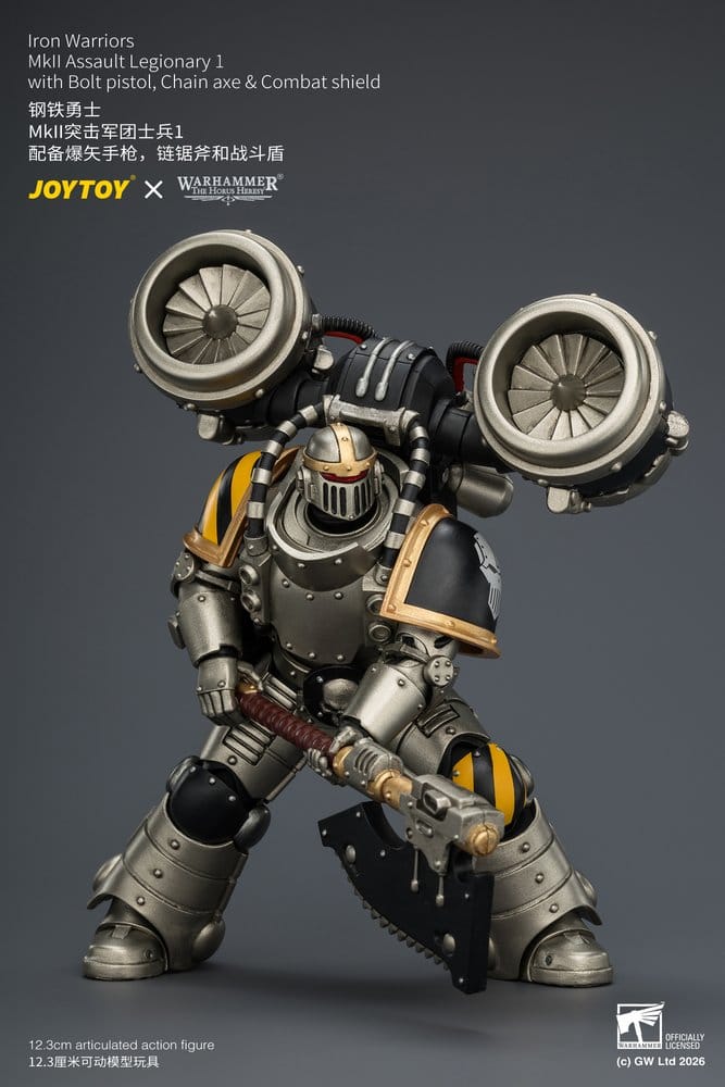 Warhammer The Horus Heresy Actionfigur Iron Warriors MkII Assault Legionary 1 12 cm