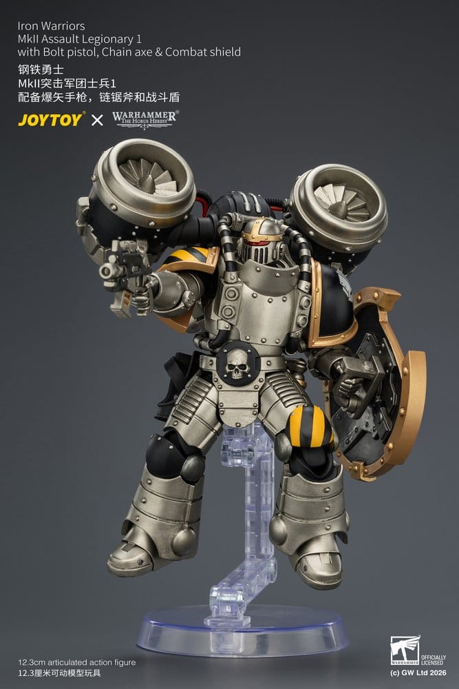 Warhammer The Horus Heresy Actionfigur Iron Warriors MkII Assault Legionary 1 12 cm