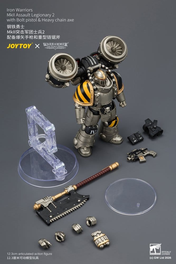 Warhammer The Horus Heresy Actionfigur Iron Warriors MkII Assault Legionary 2 12 cm
