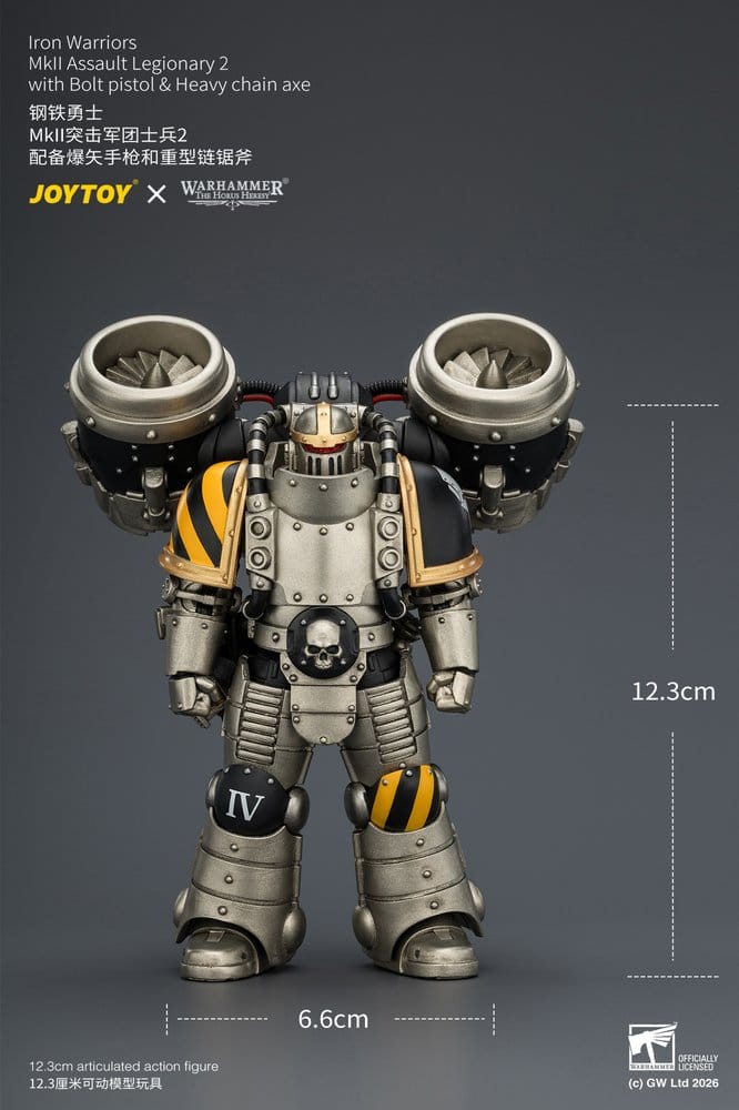 Warhammer The Horus Heresy Actionfigur Iron Warriors MkII Assault Legionary 2 12 cm