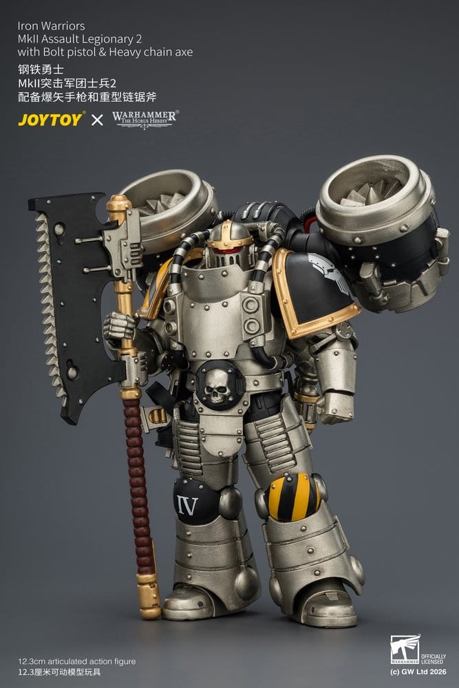 Warhammer The Horus Heresy Actionfigur Iron Warriors MkII Assault Legionary 2 12 cm