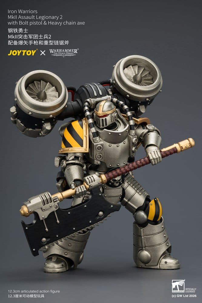 Warhammer The Horus Heresy Actionfigur Iron Warriors MkII Assault Legionary 2 12 cm