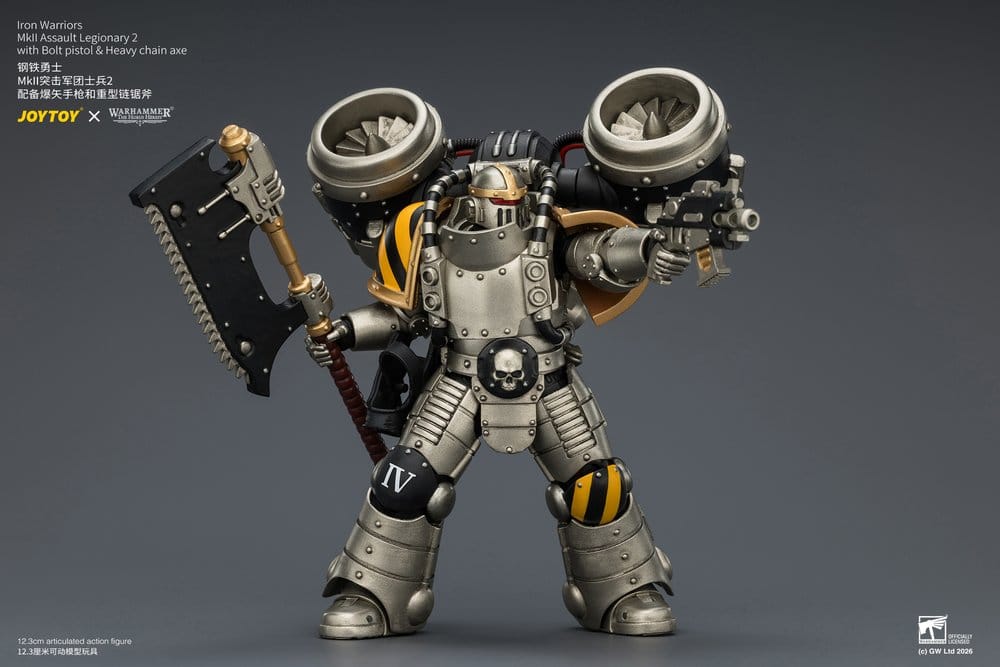 Warhammer The Horus Heresy Actionfigur Iron Warriors MkII Assault Legionary 2 12 cm