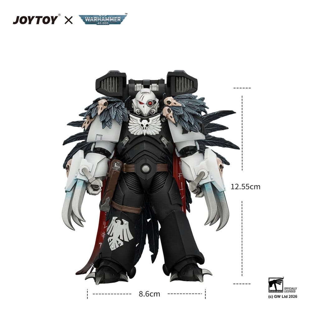 Warhammer Actionfigur Raven Guard Chapter Master Aethon Shaan 13 cm