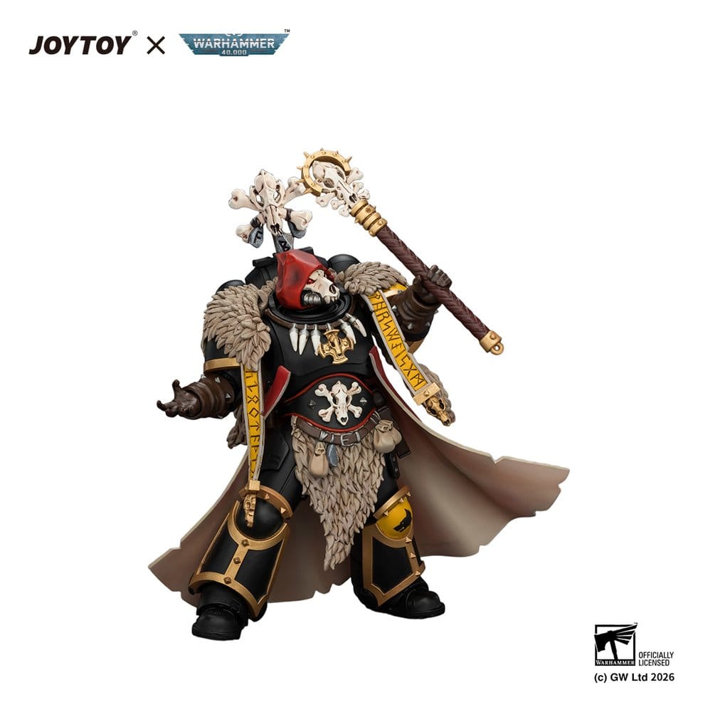 Warhammer Actionfigur Space Wolves Wolf Priest 12 cm