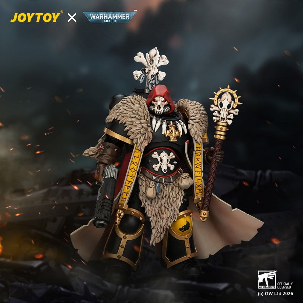 Warhammer Actionfigur Space Wolves Wolf Priest 12 cm