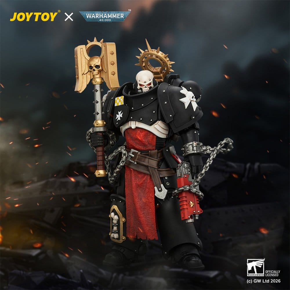 Warhammer Actionfigur Black Templars Execrator 2 12 cm
