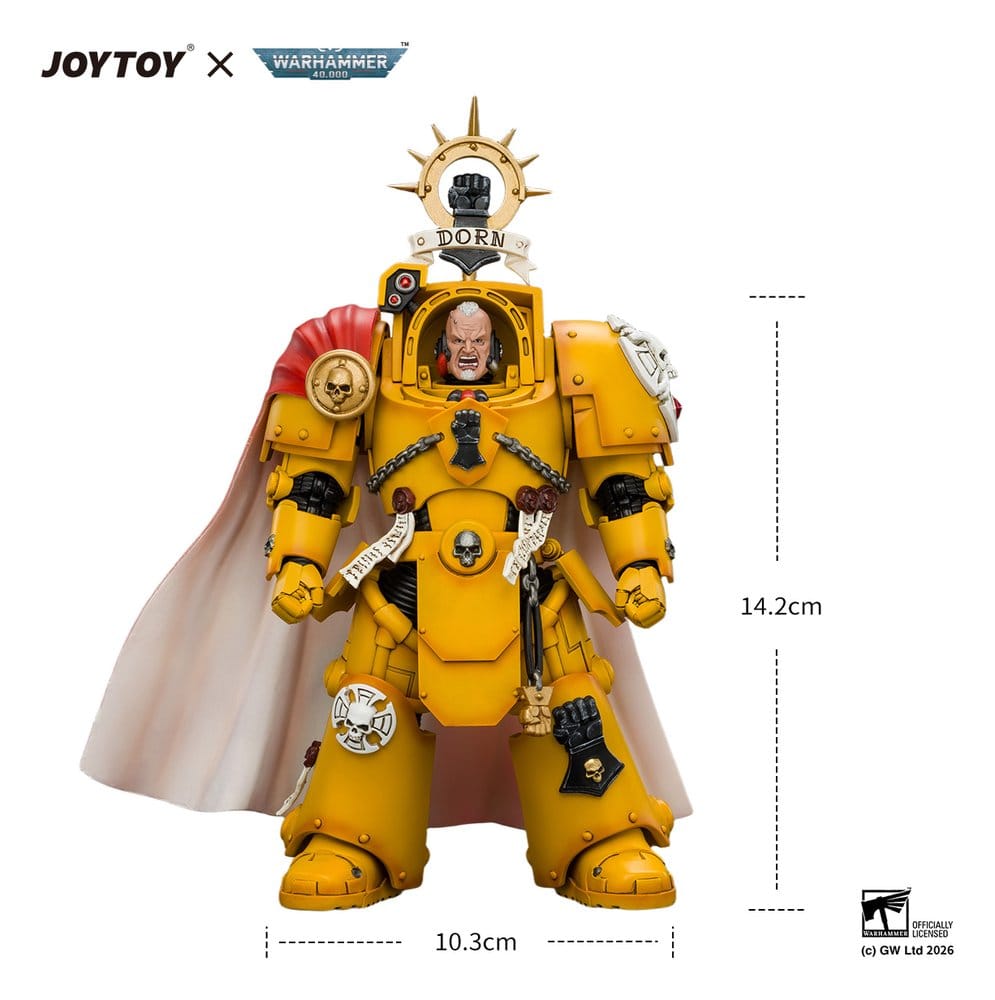 Warhammer Actionfigur Imperial Fists Darnath Lysander 14 cm