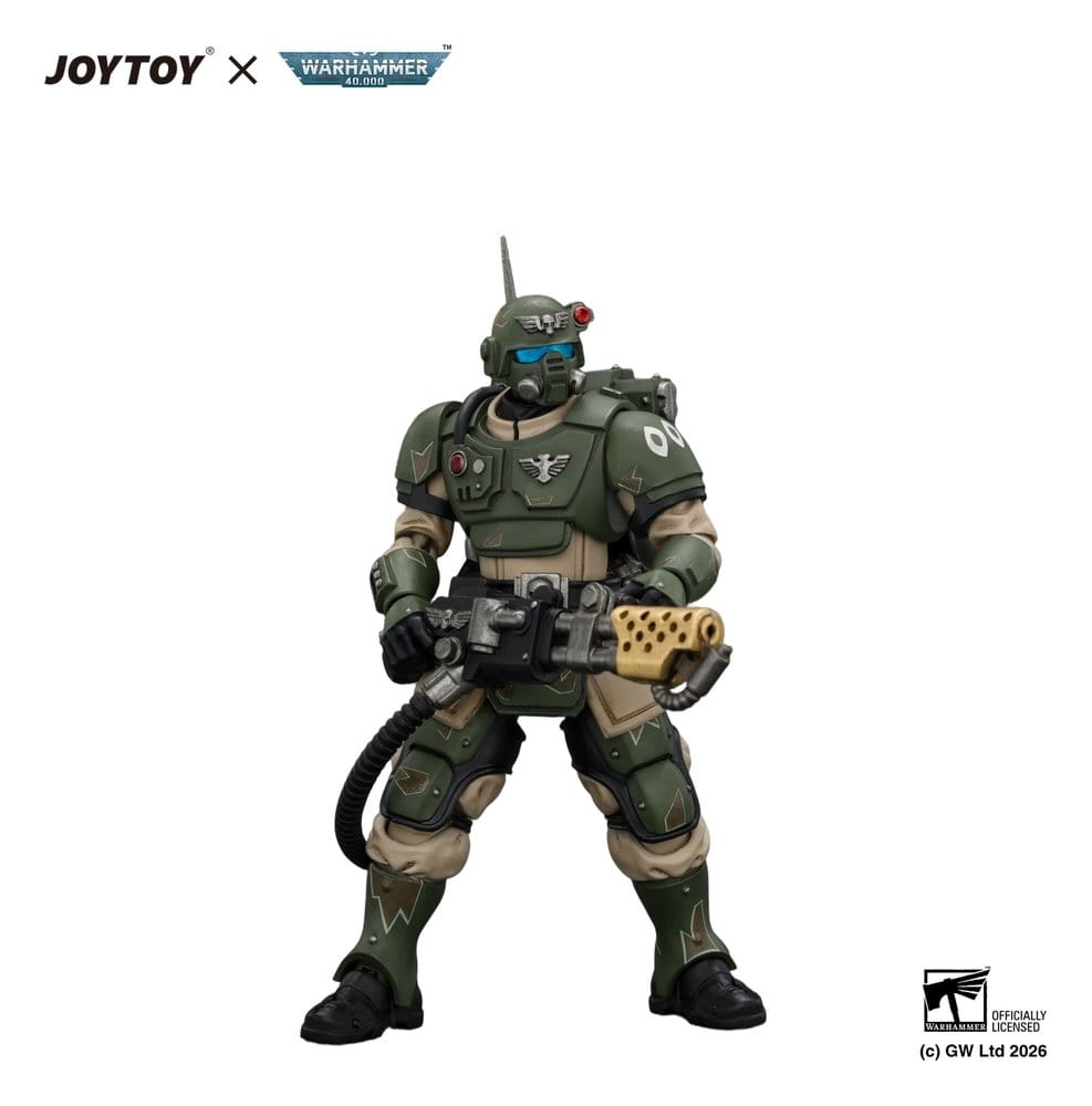 Warhammer Actionfigur Astra Militarum Kasrkin 2 with Flamer