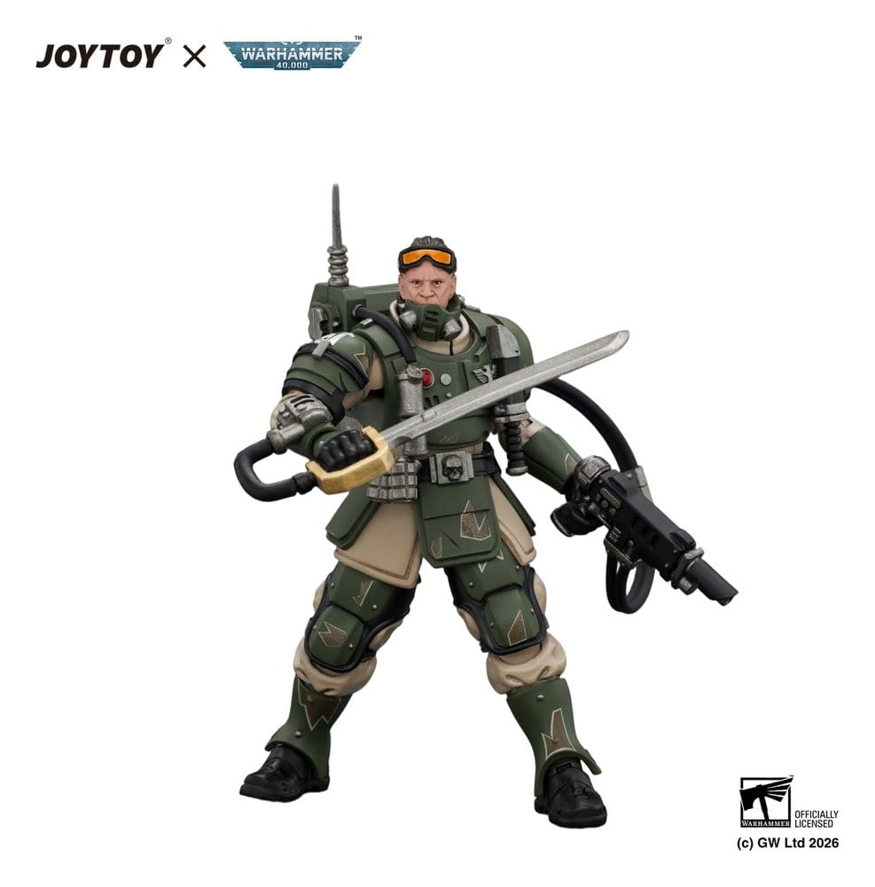 Warhammer Actionfigur Astra Militarum Kasrkin 7 with Hot-shot Laspistol and Power Sword
