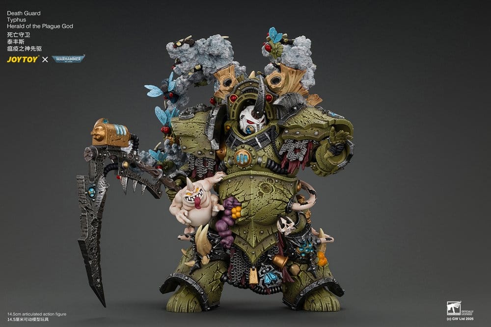 Warhammer Actionfigur Death Guard Typhus Herald of the Plague God 15 cm