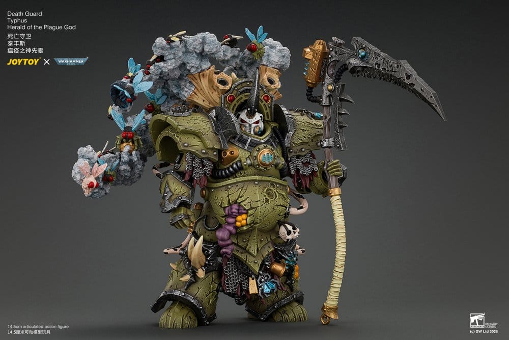 Warhammer Actionfigur Death Guard Typhus Herald of the Plague God 15 cm