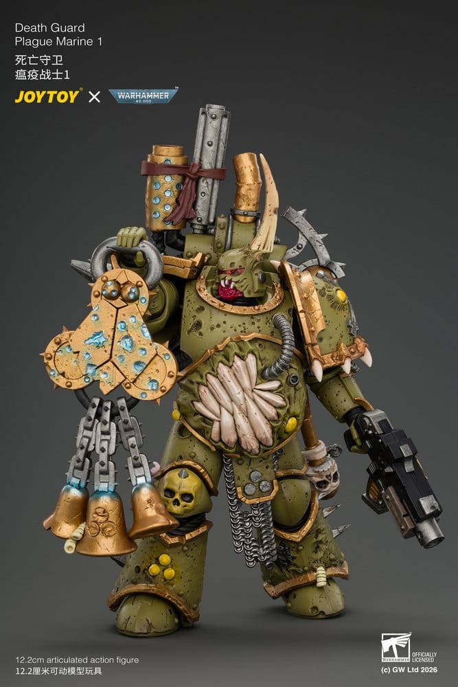Warhammer Actionfigur Death Guard Plague Marine 1 12 cm