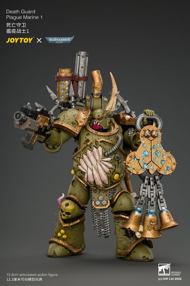 Warhammer Actionfigur Death Guard Plague Marine 1 12 cm