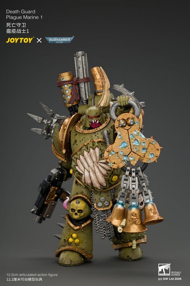 Warhammer Actionfigur Death Guard Plague Marine 1 12 cm