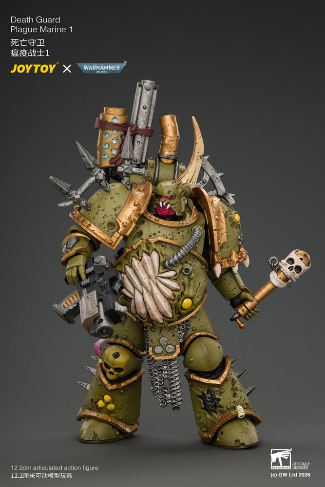 Warhammer Actionfigur Death Guard Plague Marine 1 12 cm