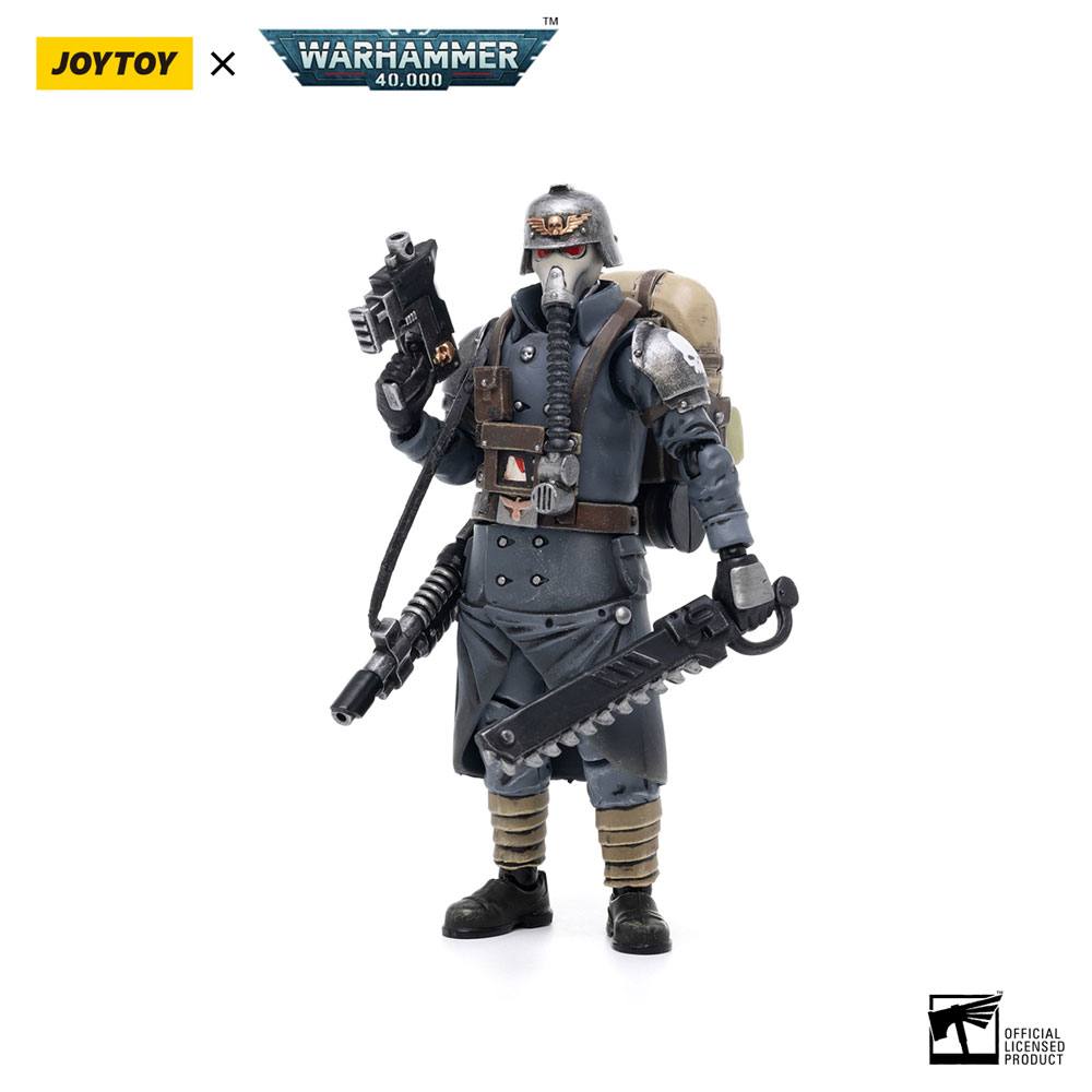 Warhammer 40k Actionfigur 1/18 Death Korps of Krieg Veteran Squad Sergeant 10 cm 