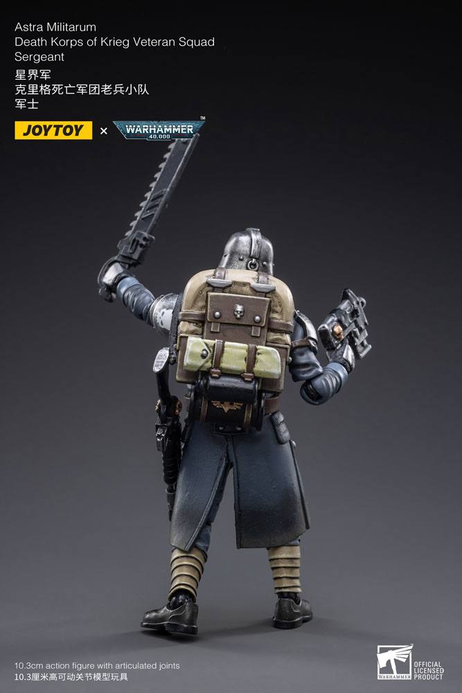 Warhammer 40k Actionfigur 1/18 Death Korps of Krieg Veteran Squad Sergeant 10 cm 