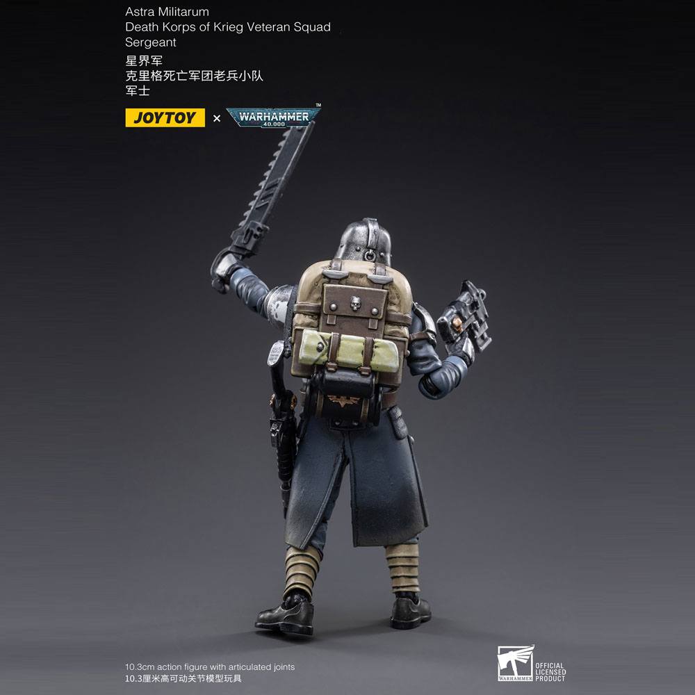 Warhammer 40k Actionfigur 1/18 Death Korps of Krieg Veteran Squad Sergeant 10 cm 