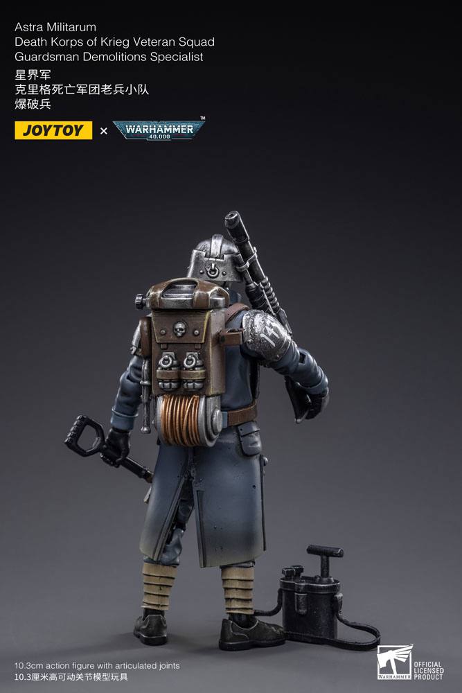 Warhammer 40k Actionfigur 1/18 Death Korps of Krieg Veteran Squad Guardsman Demolitions Specialist 10 cm 