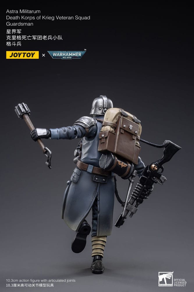 Warhammer 40k Actionfigur 1/18 Astra MilitarumDeath Korps of Krieg Veteran Squad Guardsman 11 cm     