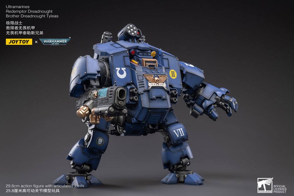 Warhammer 40,000 Actionfigur 1/18 Ultramarines Redemptor Dreadnought Brother Dreadnought Tyleas 30 cm Reproduktion
