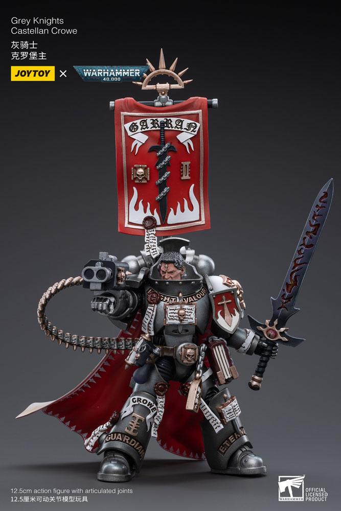 Warhammer 40k Actionfigur 1/18 Grey Knights Castellan Crowe 12 cm