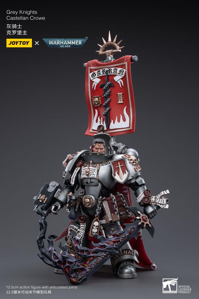 Warhammer 40k Actionfigur 1/18 Grey Knights Castellan Crowe 12 cm