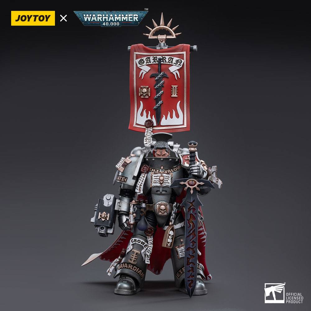 Warhammer 40k Actionfigur 1/18 Grey Knights Castellan Crowe 12 cm